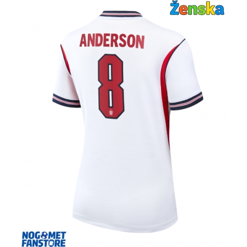 Engleska Elliot Anderson #8 Domaci Dres za Ženska SP 2026 Kratak Rukav